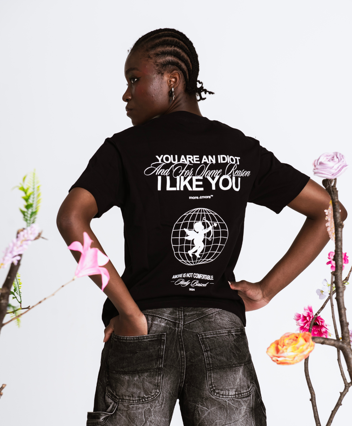 IDIOT TEE BLACK