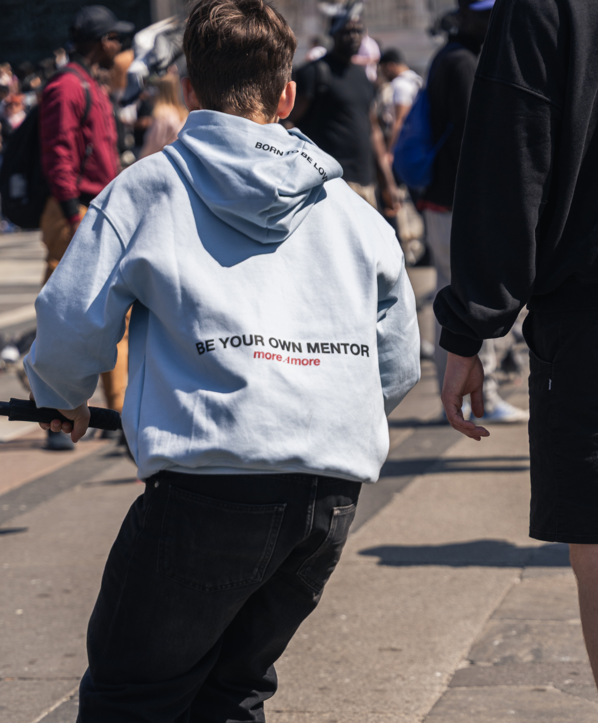 MENTOR HOODIE LIGHT BLUE