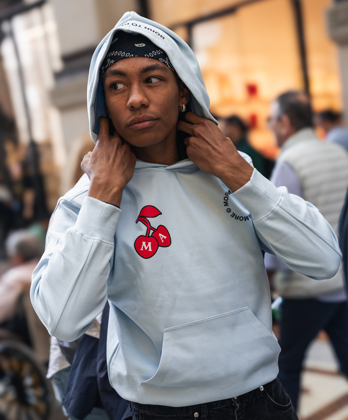 MENTOR HOODIE LIGHT BLUE