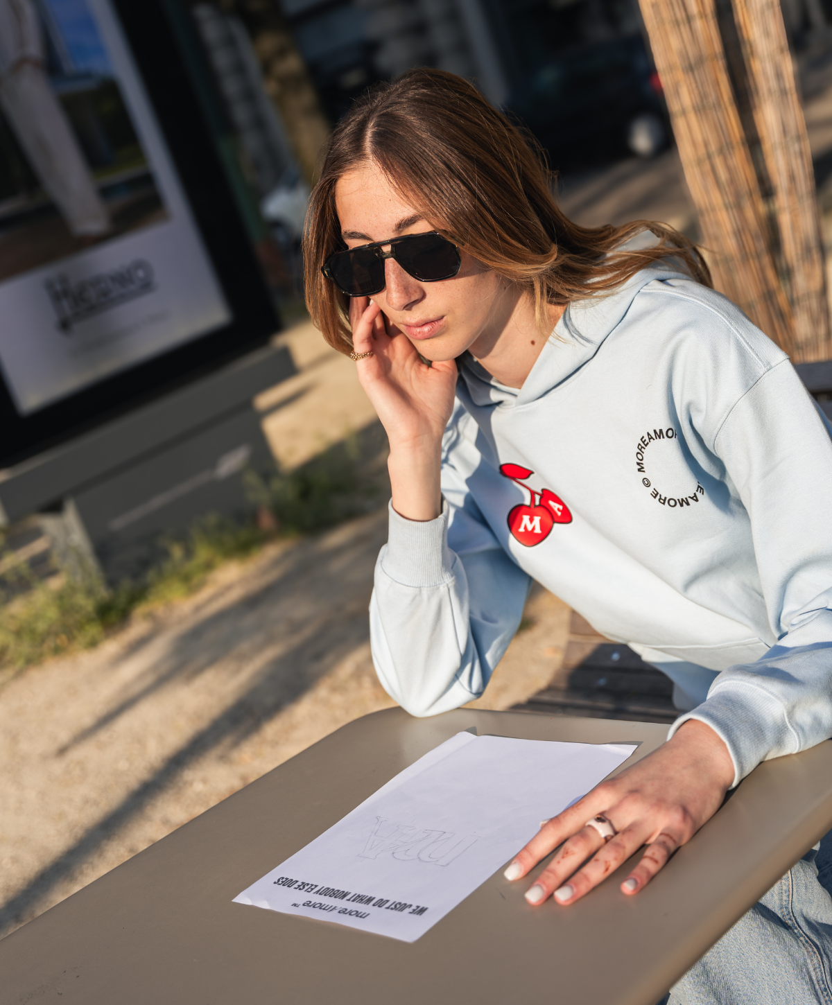 MENTOR HOODIE LIGHT BLUE