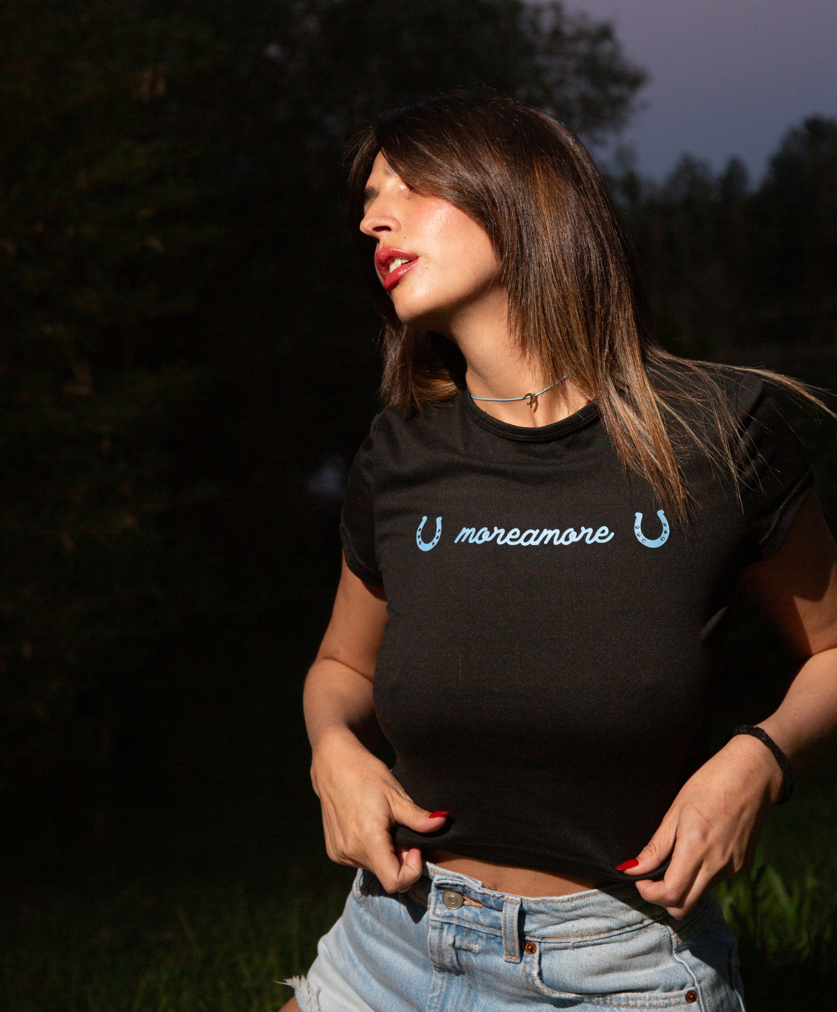 HORSESHOE CROP TOP