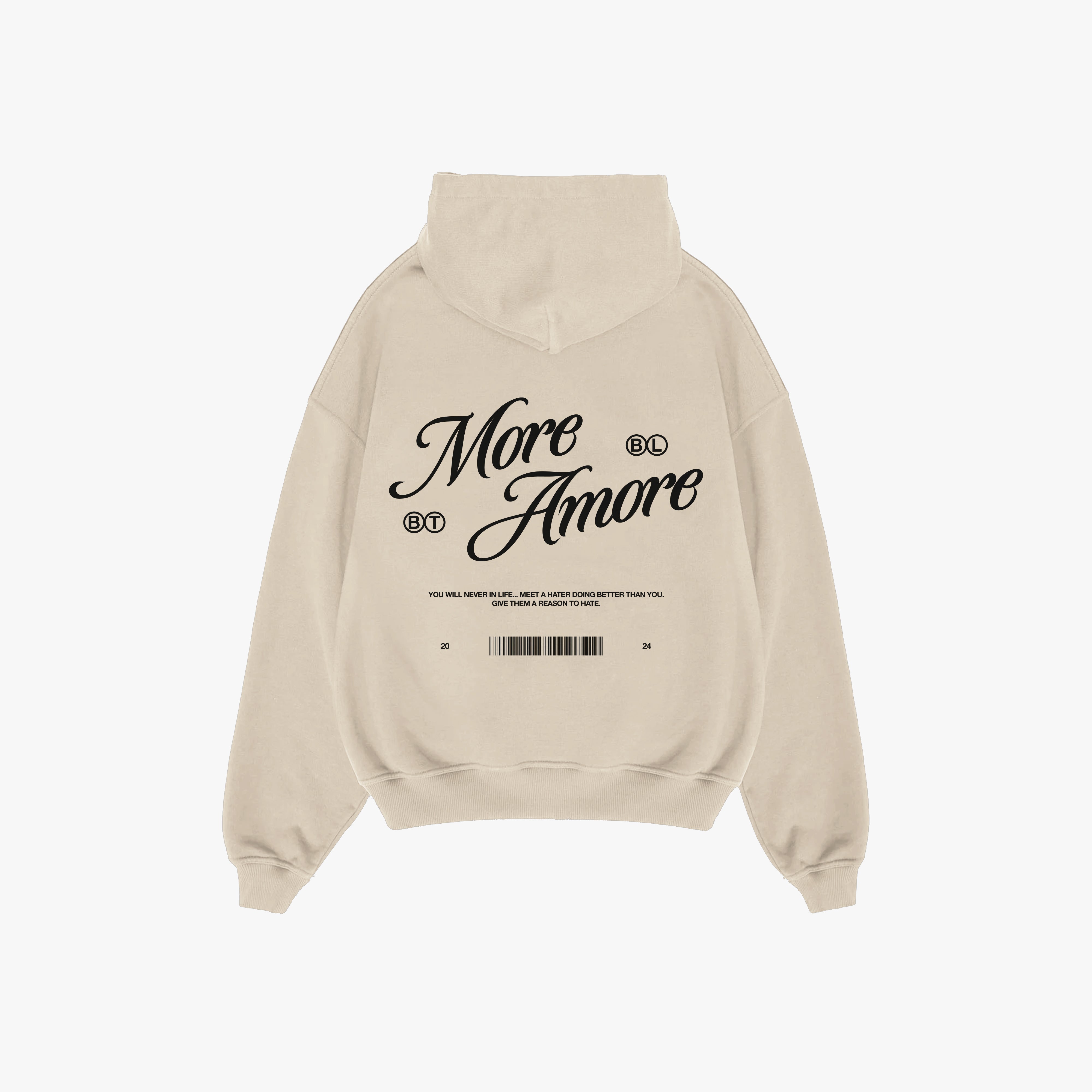 Back side hoodie brand emergente streetwear