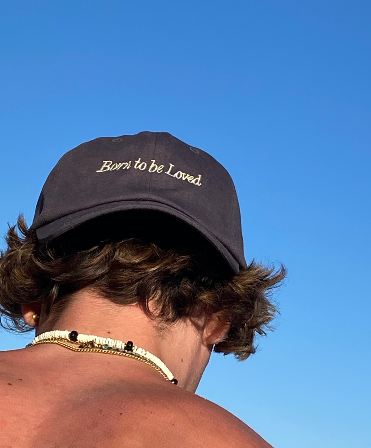 BORN TO BE LOVED CAP GREY