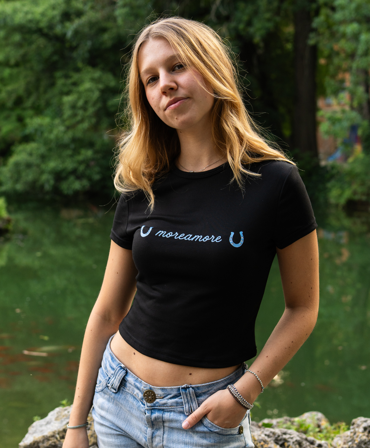 HORSESHOE CROP TOP