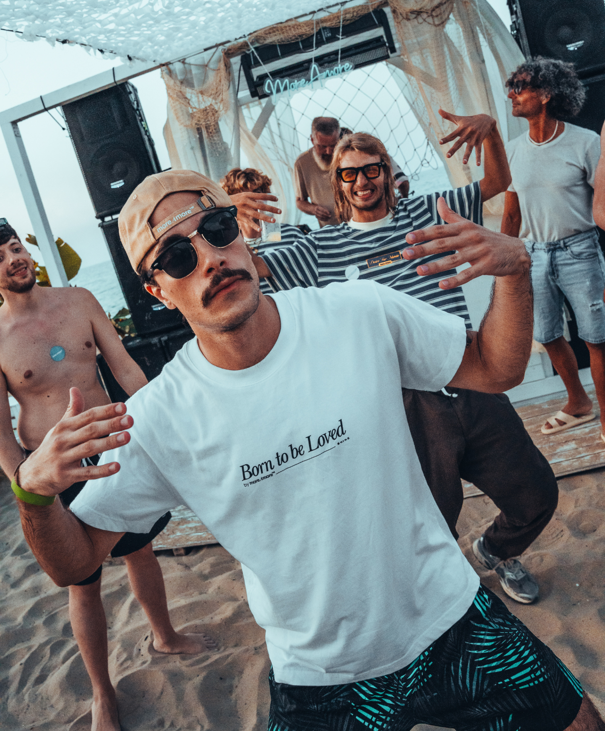 BORN TO BE LOVED TEE WHITE